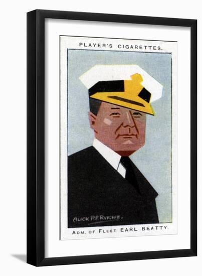 David Beatty, 1st Earl Beatty, Admiral, 1926-Alick PF Ritchie-Framed Giclee Print