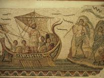Roman Mosaic, Ulysses and Chant of Sirens, Bardo, Tunisia, North Africa, Africa-David Beatty-Photographic Print