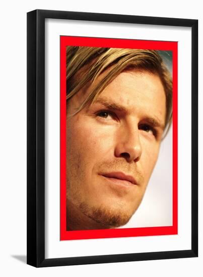 David Beckham March 2003-null-Framed Premium Photographic Print