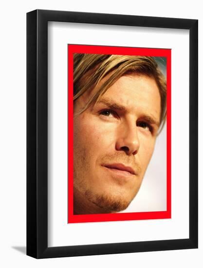 David Beckham March 2003-null-Framed Photographic Print