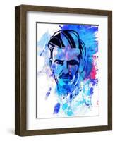 David Beckham-Nelly Glenn-Framed Art Print
