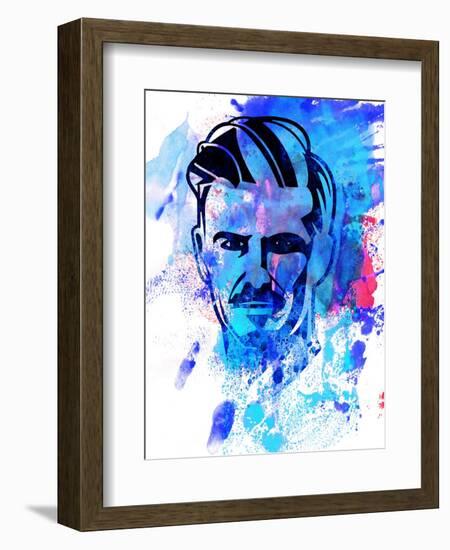 David Beckham-Nelly Glenn-Framed Art Print