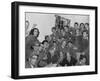 David Ben-Gurion, at a Jerusalem Camp of Soldiers of the Haganah, the Jewish Fighting Force-null-Framed Photo