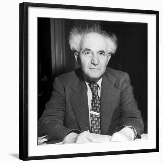 David Ben-Gurion-Ralph Morse-Framed Photographic Print