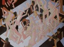 Ju-Jitsu-David Bomberg-Mounted Giclee Print