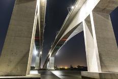 Brisbane Story Bridge by Night-David Bostock-Laminated Photographic Print