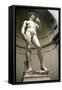 David (Bottom View)-Michelangelo Buonarroti-Framed Stretched Canvas