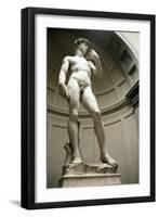 David (Bottom View)-Michelangelo Buonarroti-Framed Giclee Print