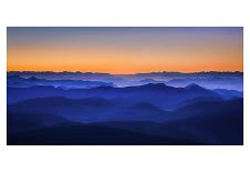 Misty Mountains-David Bouscarle-Framed Photographic Print