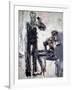 David Bowie and Iman, 1995-Stephen Finer-Framed Giclee Print