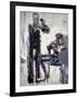 David Bowie and Iman, 1995-Stephen Finer-Framed Giclee Print