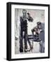 David Bowie and Iman, 1995-Stephen Finer-Framed Giclee Print