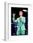 David Bowie at Freddie Mercury Tribute Concert for AIDS Awareness, Wembley Stadium, April 1992-null-Framed Photographic Print