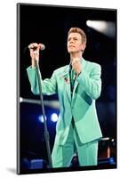 David Bowie at Freddie Mercury Tribute Concert for AIDS Awareness, Wembley Stadium, April 1992-null-Mounted Photographic Print