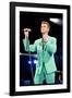 David Bowie at Freddie Mercury Tribute Concert for AIDS Awareness, Wembley Stadium, April 1992-null-Framed Photographic Print