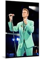 David Bowie at Freddie Mercury Tribute Concert for AIDS Awareness, Wembley Stadium, April 1992-null-Mounted Premium Photographic Print