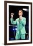 David Bowie at Freddie Mercury Tribute Concert for AIDS Awareness, Wembley Stadium, April 1992-null-Framed Premium Photographic Print