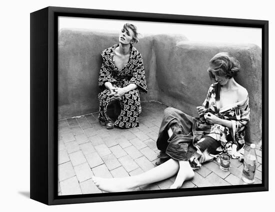 David Bowie, Candy Clark, the Man Who Fell to Earth, 1976-null-Framed Stretched Canvas