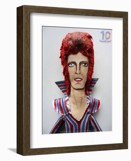 David Bowie Doll, 2013-Mediodescocido Mediodescocido-Framed Art Print