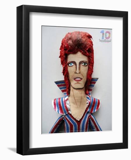 David Bowie Doll, 2013-Mediodescocido Mediodescocido-Framed Art Print