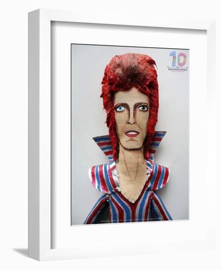 David Bowie Doll, 2013-Mediodescocido Mediodescocido-Framed Art Print