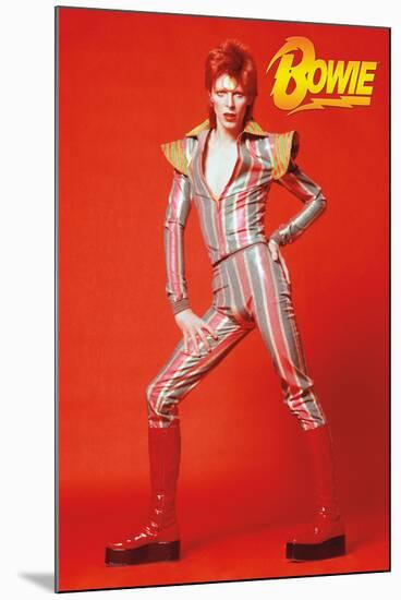 David Bowie - Glam-null-Mounted Poster