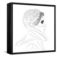 David Bowie II-Logan Huxley-Framed Stretched Canvas