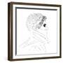 David Bowie II-Logan Huxley-Framed Premium Giclee Print