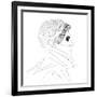 David Bowie II-Logan Huxley-Framed Art Print
