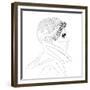 David Bowie II-Logan Huxley-Framed Premium Giclee Print