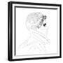 David Bowie II-Logan Huxley-Framed Premium Giclee Print
