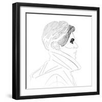 David Bowie II-Logan Huxley-Framed Art Print