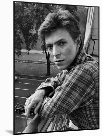 David Bowie- London 1977-null-Mounted Poster