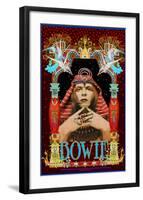 David Bowie Pharoah commemorative poster-null-Framed Art Print