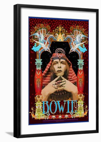 David Bowie Pharoah commemorative poster-null-Framed Art Print