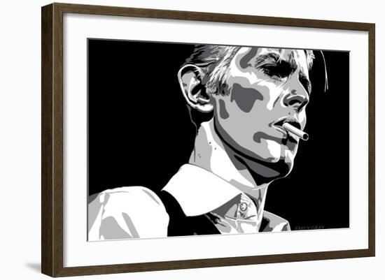 David Bowie - Thin White Duke-Emily Gray-Framed Giclee Print