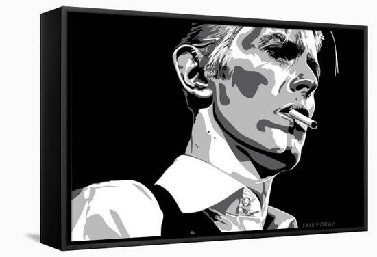 David Bowie - Thin White Duke-Emily Gray-Framed Stretched Canvas