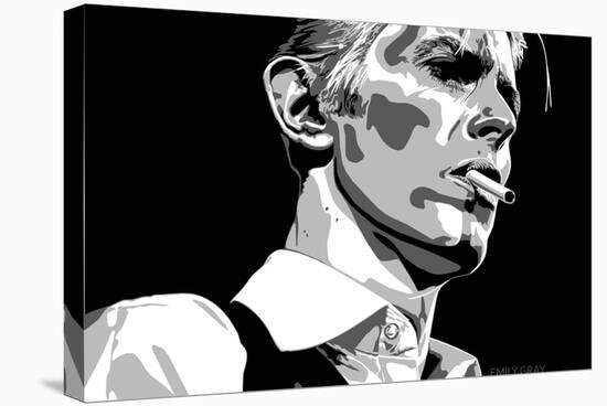 David Bowie - Thin White Duke-Emily Gray-Stretched Canvas