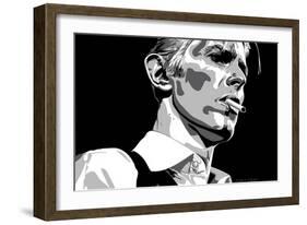 David Bowie - Thin White Duke-Emily Gray-Framed Giclee Print