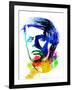 David Bowie Watercolor-Nelly Glenn-Framed Art Print