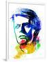 David Bowie Watercolor-Nelly Glenn-Framed Art Print