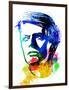 David Bowie Watercolor-Nelly Glenn-Framed Art Print