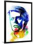 David Bowie Watercolor-Nelly Glenn-Framed Art Print