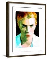 David Bowie-Enrico Varrasso-Framed Art Print