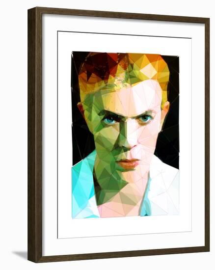 David Bowie-Enrico Varrasso-Framed Art Print