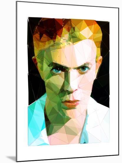David Bowie-Enrico Varrasso-Mounted Art Print