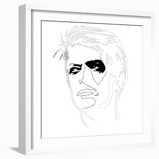 David Bowie-Logan Huxley-Framed Art Print