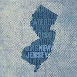 New Jersey State Words-David Bowman-Giclee Print