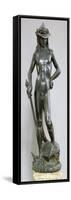 David, Bronze Sculpture-Donatello-Framed Stretched Canvas