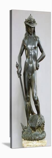 David, Bronze Sculpture-Donatello-Stretched Canvas